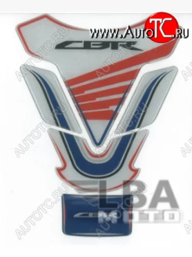 Наклейка на бак для мотоцикла Honda CBR 2 Бело-Сине-Красная  пм-00017123