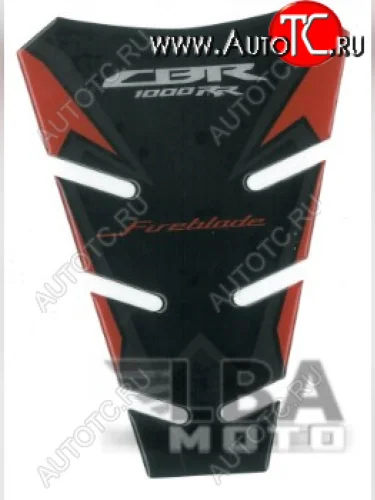 Наклейка на бак для мотоцикла Honda CBR1000RR Красно-Черная  пм-00017129
