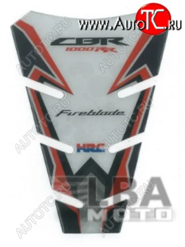 Наклейка на бак для мотоцикла Honda CBR1000RR Бело-Черно-Красный  пм-00017130