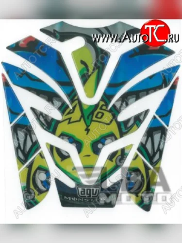 Наклейка на бак для мотоцикла VR46 AGV 1  пм-00017136