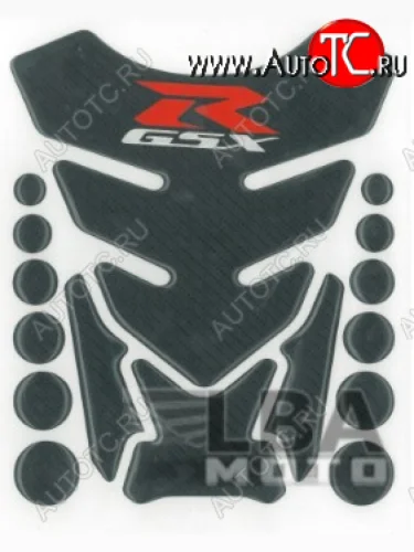 Наклейка на бак для мотоцикла Suzuki GSX-R Под Карбон 5  пм-00017138