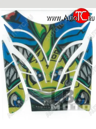 Наклейка на бак для мотоцикла VR46 AGV 6  пм-00017155