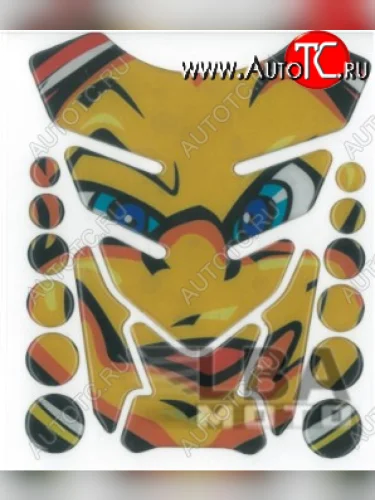 Наклейка на бак для мотоцикла VR46 AGV 8  пм-00017157