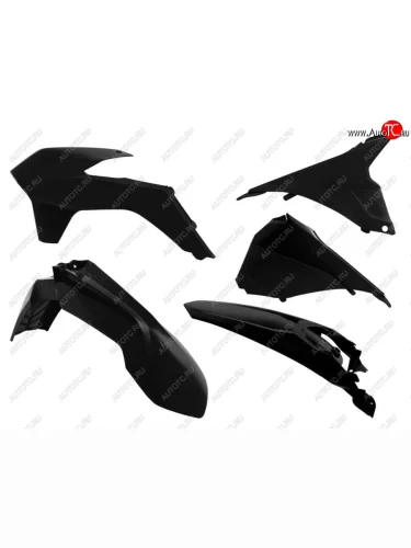 Комплект пластика R-Tech KTM EXC125200250300,EXC-F250350450 14-16 (R-KITKTM-NR0-415) Черный  r-kitktm-nr0-415