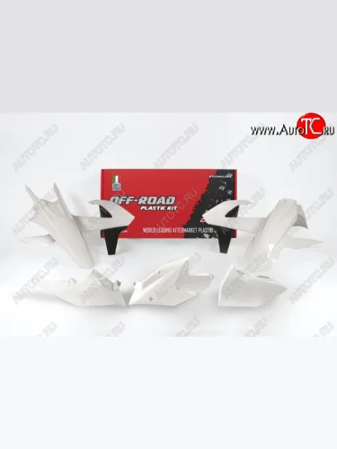 Комплект пластика R-Tech KTM EXC-EXCF 150250350450500 17-19 (R-KITKTM-BN0-417) Бело-Черный  r-kitktm-bn0-417
