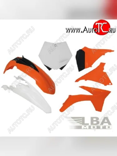 Комплект пластика R-Tech KTM SX125-250 2012, SXF250-450 11-12 (R-KITKTM-OEM-509) оранжбелыйчерный  r-kitktm-oem-509