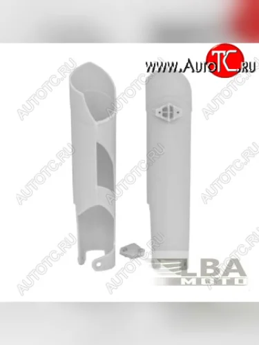 Защита вилки (пара) R-Tech KTM SX125-250 08-14, SXF250-505 08-14 (R-PSKTMBN0008) белая  r-psktmbn0008