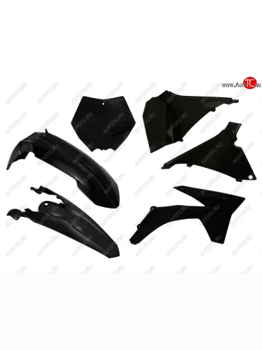 Комплект пластика R-Tech KTM SX 125150250 12,SXF 250350450 11-12 (R-KITKTM-NR0-509) Черный  r-kitktm-nr0-509