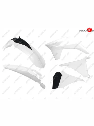Комплект пластика R-Tech KTM SX 65 16-22 (R-KITKTM-BN0-500) Бело-Черный  r-kitktm-bn0-500