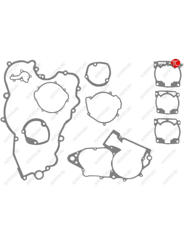 Комплект прокладок CHAKIN для мотоцикла KTM 250300 EXCMXCSXSXS 00-03  0kkt-002