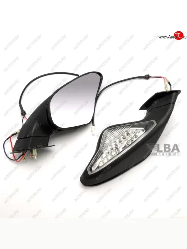 Зеркала для мотоцикла Ducati 848, 1098, 1198 с поворотниками  пм-00002255