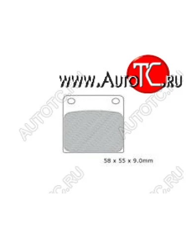 Тормозные колодки Parts Unlimited TSRP-639645 (DP203)  пм-00017406