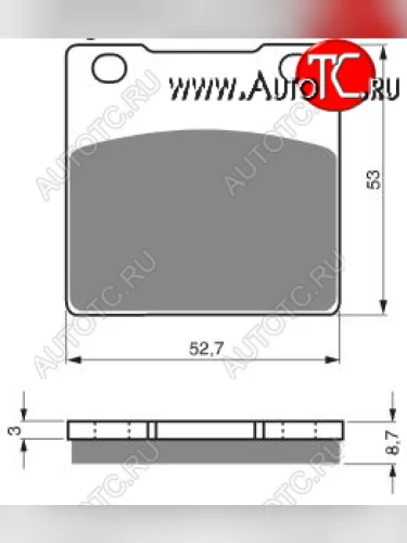 Тормозные колодки Gold-Fren 016 S3  016 s3