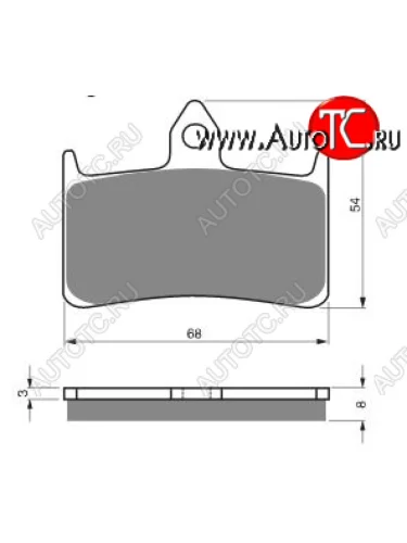 Тормозные колодки Gold-Fren 069 S33  069 s33