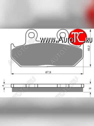 Тормозные колодки Gold-Fren 024 S3  024 s3