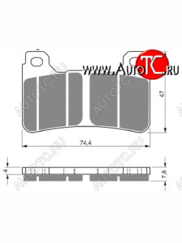 Тормозные колодки Gold-Fren 214 S33  214 s33