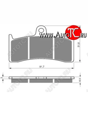 Тормозные колодки Gold-Fren 126 S33  126 s33