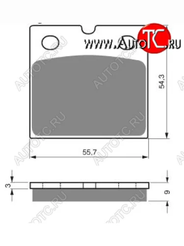 Тормозные колодки Gold-Fren 081 S3  081 s3