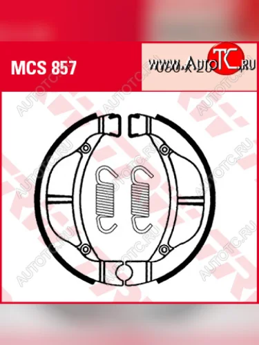 Тормозные колодки TRW MCS857  mcs857