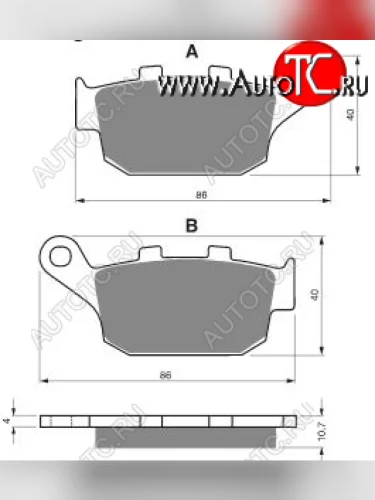 Тормозные колодки Gold-Fren 020 AD  020 ad