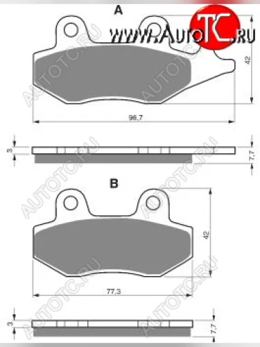 Тормозные колодки Gold-Fren 009 AD  009 ad