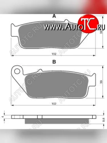 Тормозные колодки Gold-Fren 014 S3  014 s3