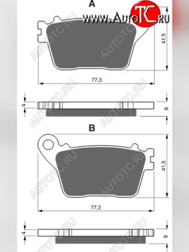 Тормозные колодки Gold-Fren 242 AD  242 ad