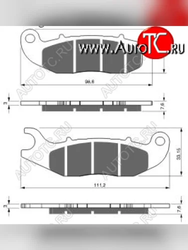 Тормозные колодки Gold-Fren 278 K5  278 k5