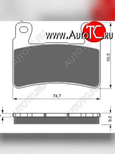 Тормозные колодки Gold-Fren 279 S3  279 s3