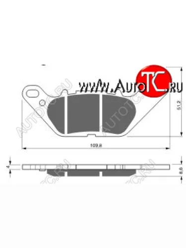 Тормозные колодки Gold-Fren 264 S3  264 s3