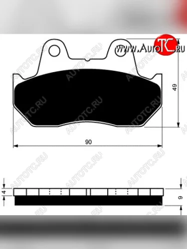Тормозные колодки Gold-Fren 012 AD  012 ad