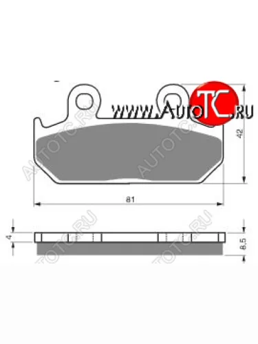 Тормозные колодки Gold-Fren 025 AD  025 ad