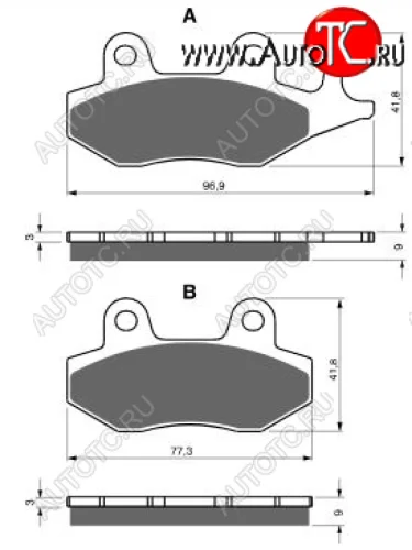Тормозные колодки Gold-Fren 332 AD  332 ad