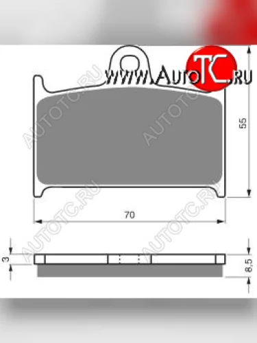 Тормозные колодки Gold-Fren 017 S3  017 s3