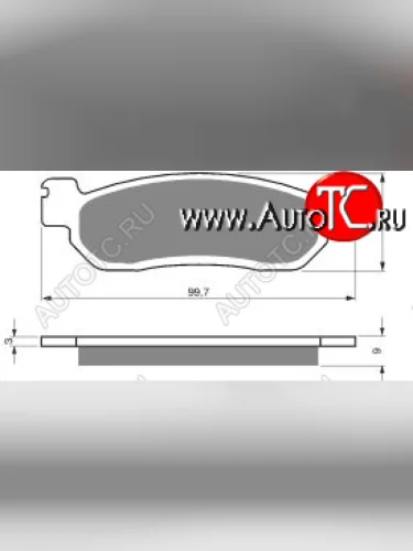 Тормозные колодки Gold-Fren 146 AD  146 ad