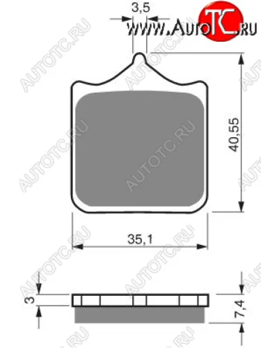 Тормозные колодки Gold-Fren 177 S3  177 s3