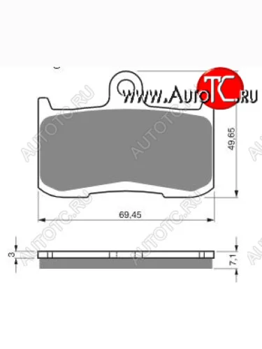 Тормозные колодки Gold-Fren 207 S33  207 s33