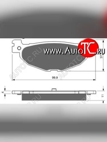 Тормозные колодки Gold-Fren 268 AD  268 ad