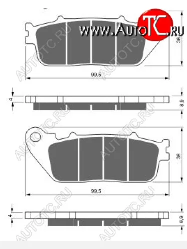 Тормозные колодки Gold-Fren 277 AD  277 ad