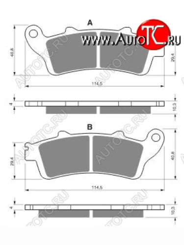 Тормозные колодки Gold-Fren 327 AD  327 ad