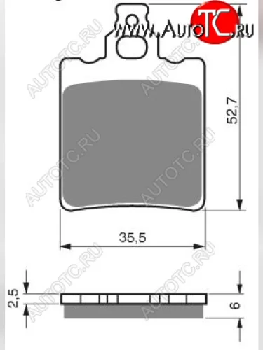 Тормозные колодки Gold-Fren 096 AD  096 ad