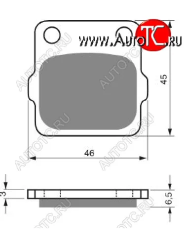 Тормозные колодки Gold-Fren 077 AD  077 ad