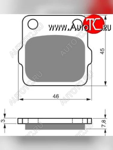 Тормозные колодки Gold-Fren 007 AD  007 ad