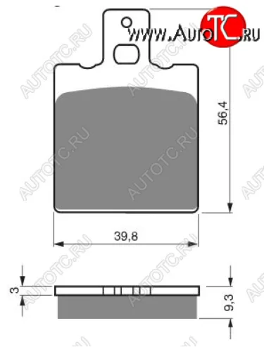 Тормозные колодки Gold-Fren 087 AD  087 ad