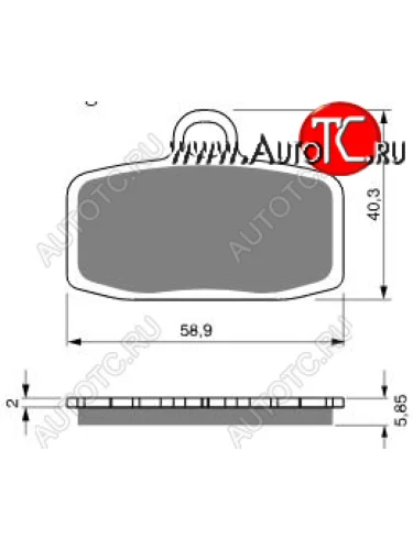 Тормозные колодки Gold-Fren 308 S3  308 s3