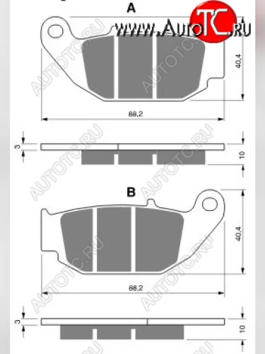 Тормозные колодки Gold-Fren 311 S3  311 s3