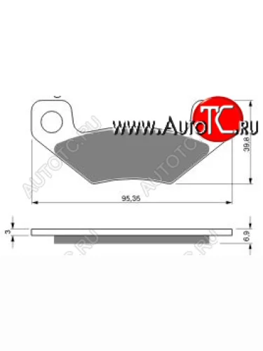 Тормозные колодки Gold-Fren 315 S3  315 s3