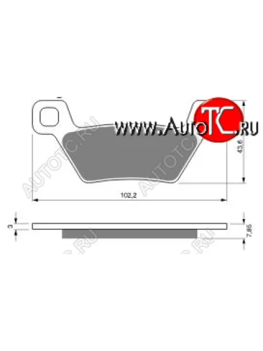 Тормозные колодки Gold-Fren 316 S3  316 s3