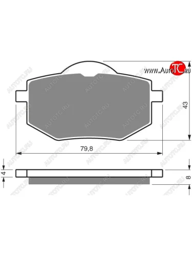 Тормозные колодки Gold-Fren 322 S3  322 s3