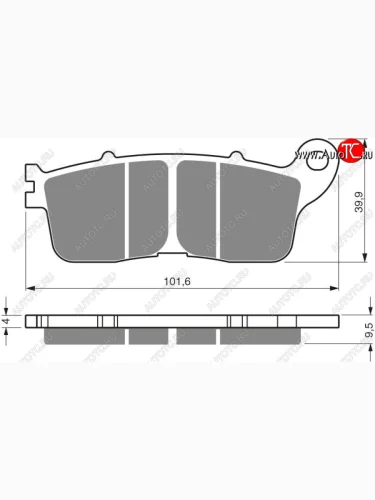 Тормозные колодки Gold-Fren 323 S3  323 s3